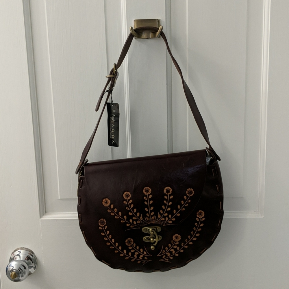 Paradox genuine leather handbag.